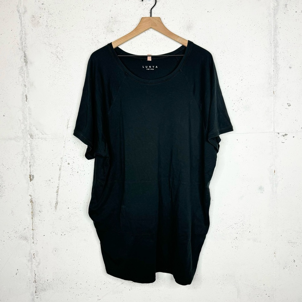 Lunya Scoop Neck Short Sleeve Sweatshirt Size L / XL
